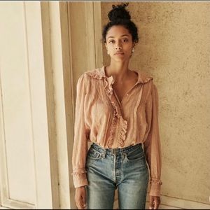 DOEN Dilly top in toffee